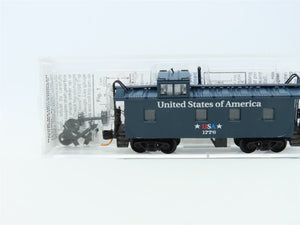 N Scale Micro-Trains MTL 10000240 USA State Offset Cupola Steel Caboose #1776