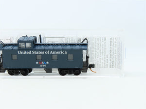 N Scale Micro-Trains MTL 10000240 USA State Offset Cupola Steel Caboose #1776