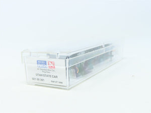 N Scale Micro-Trains MTL 02100391 UT Utah State 40' Plug Door Box Car #1896