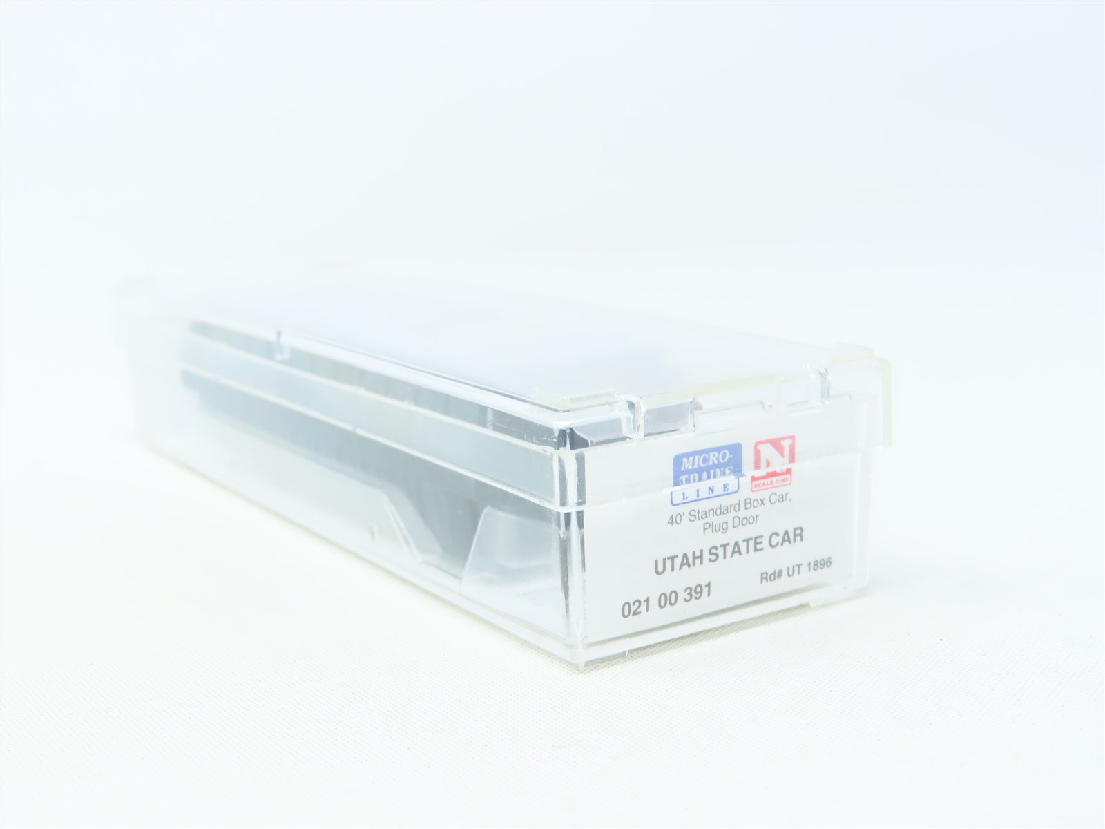 N Scale Micro-Trains MTL 02100391 UT Utah State 40' Plug Door Box Car #1896
