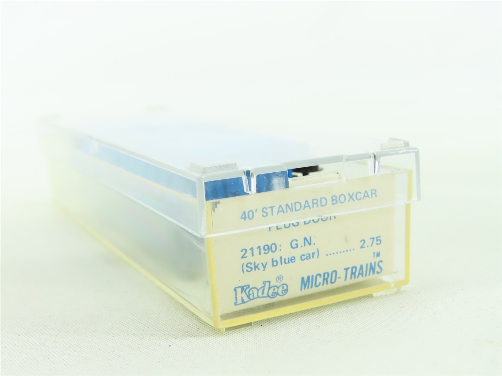 N Micro-Trains MTL/Kadee 21190 GN Big Sky Blue 40' Boxcar #7000 - Blue Label