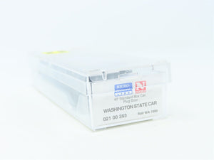 N Scale Micro-Trains MTL 02100393 WA Washington State 40' Box Car #1889