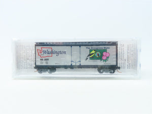 N Scale Micro-Trains MTL 02100393 WA Washington State 40' Box Car #1889 Sealed
