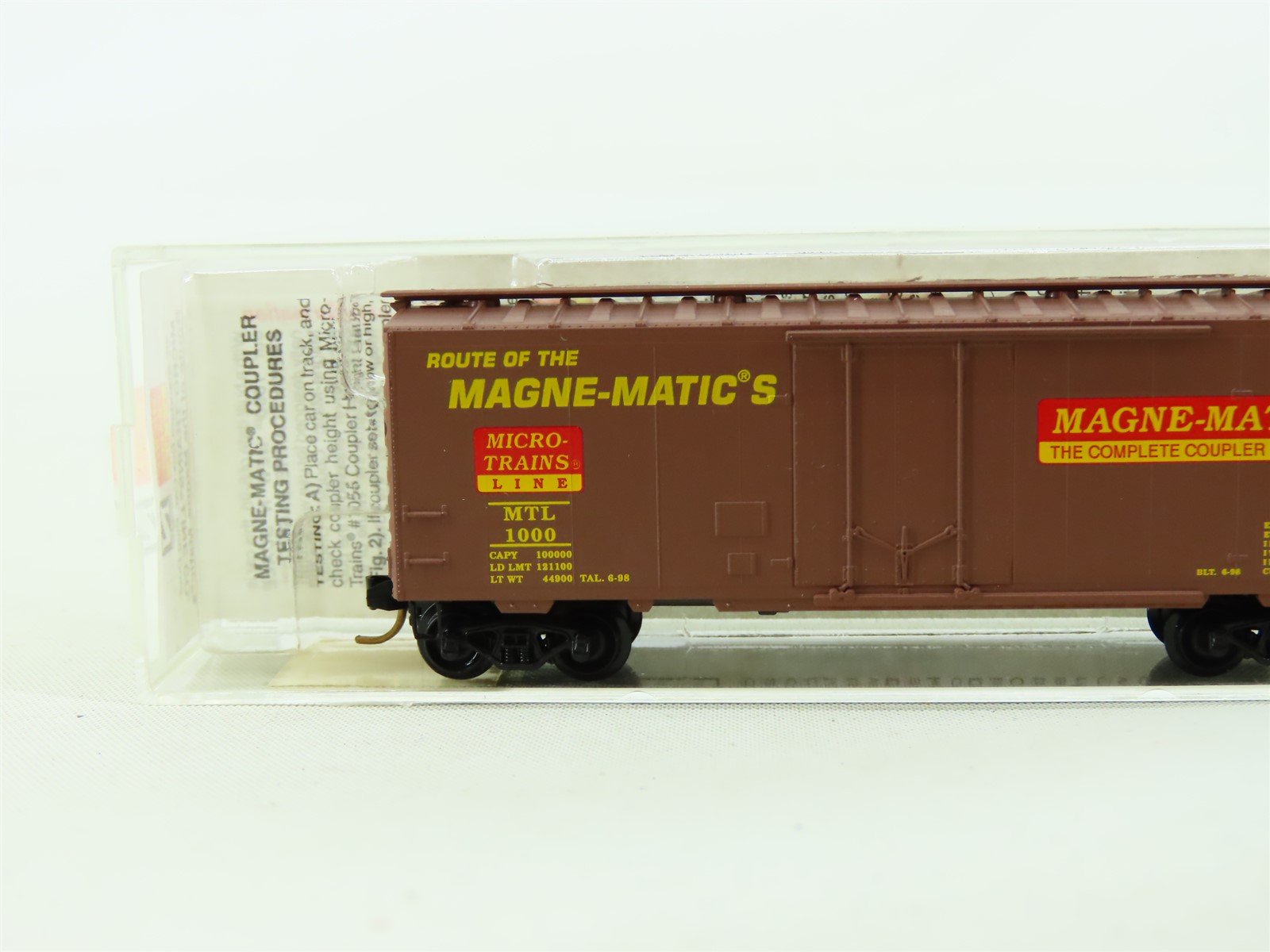 N Scale Micro-Trains MTL 21220 MTL Magne-Matic 40' Boxcar #1000