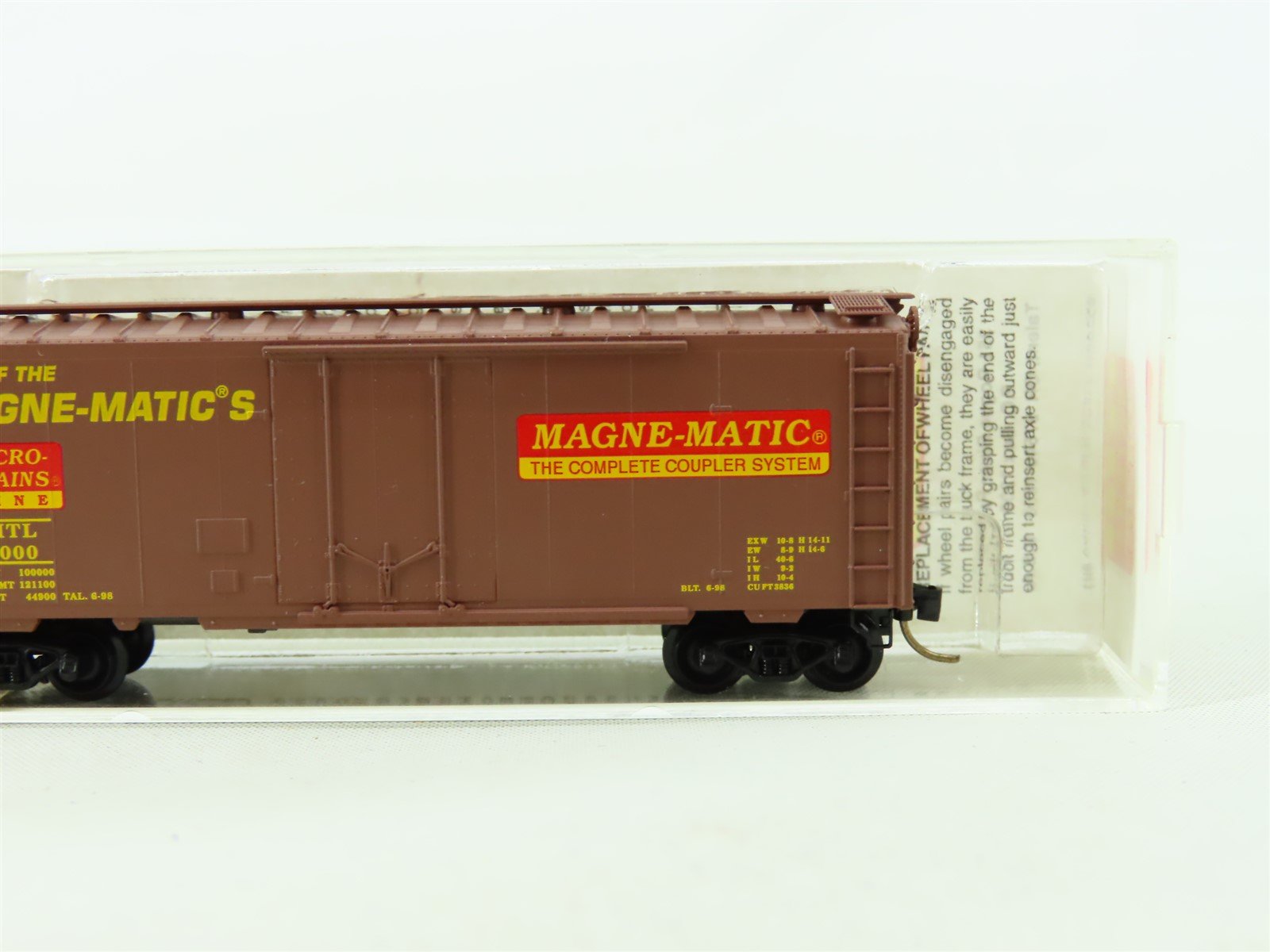 N Scale Micro-Trains MTL 21220 MTL Magne-Matic 40' Boxcar #1000