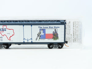 N Scale Micro-Trains MTL 21374 TX Texas State 40' Plug Door Box Car #1845