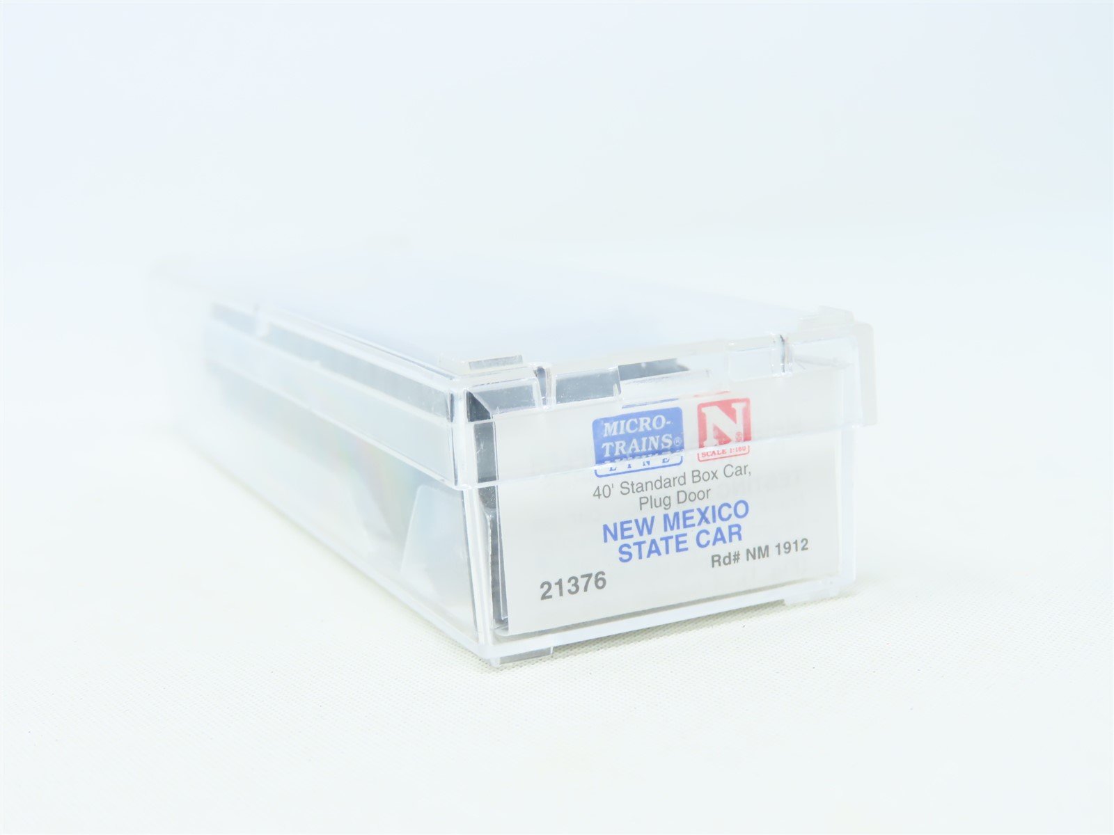 N Scale Micro-Trains MTL 21376 NM New Mexico State 40' Plug Door Box Car #1912
