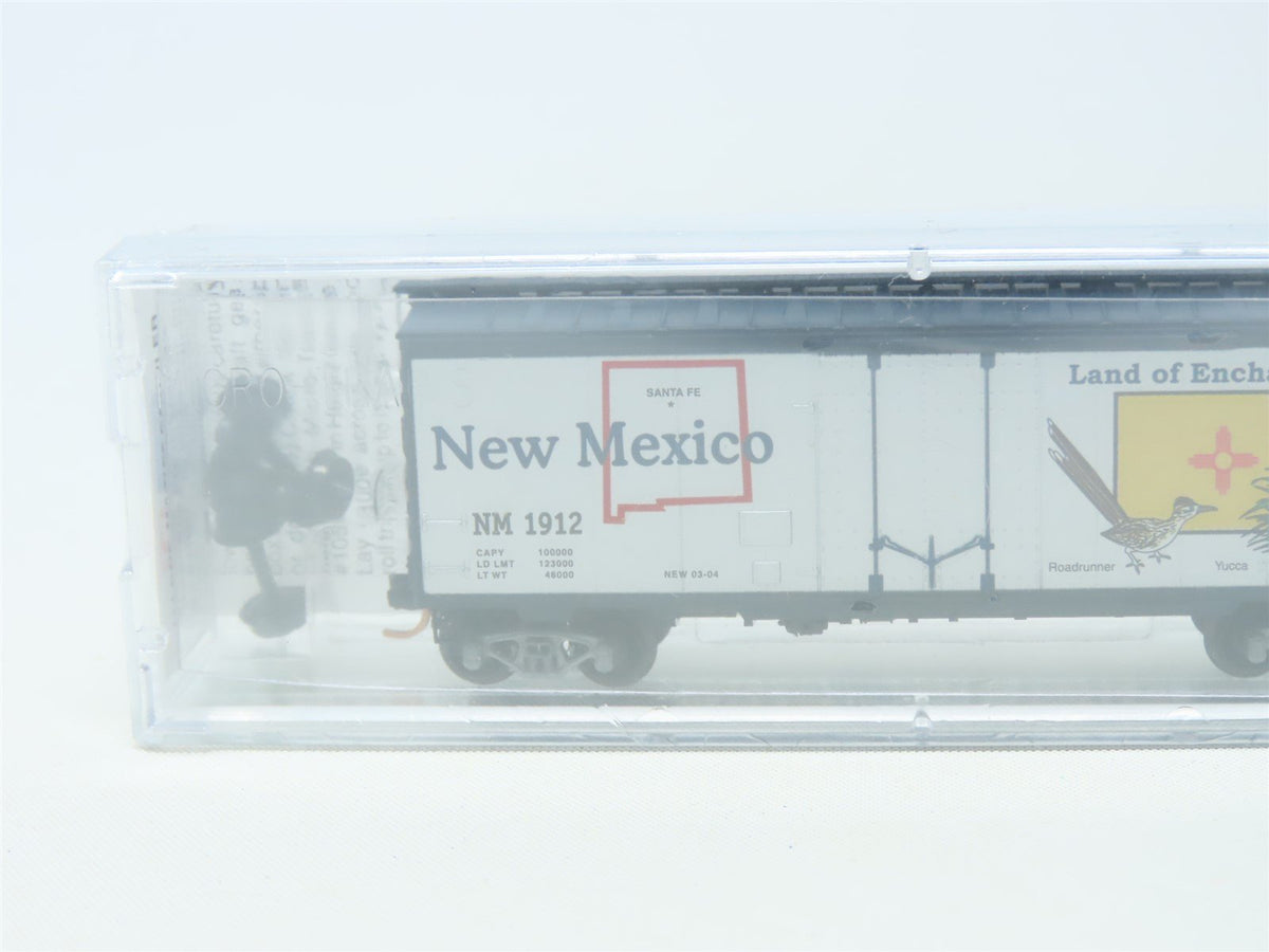 N Scale Micro-Trains MTL 21376 NM New Mexico State 40&#39; Box Car #1912 Sealed