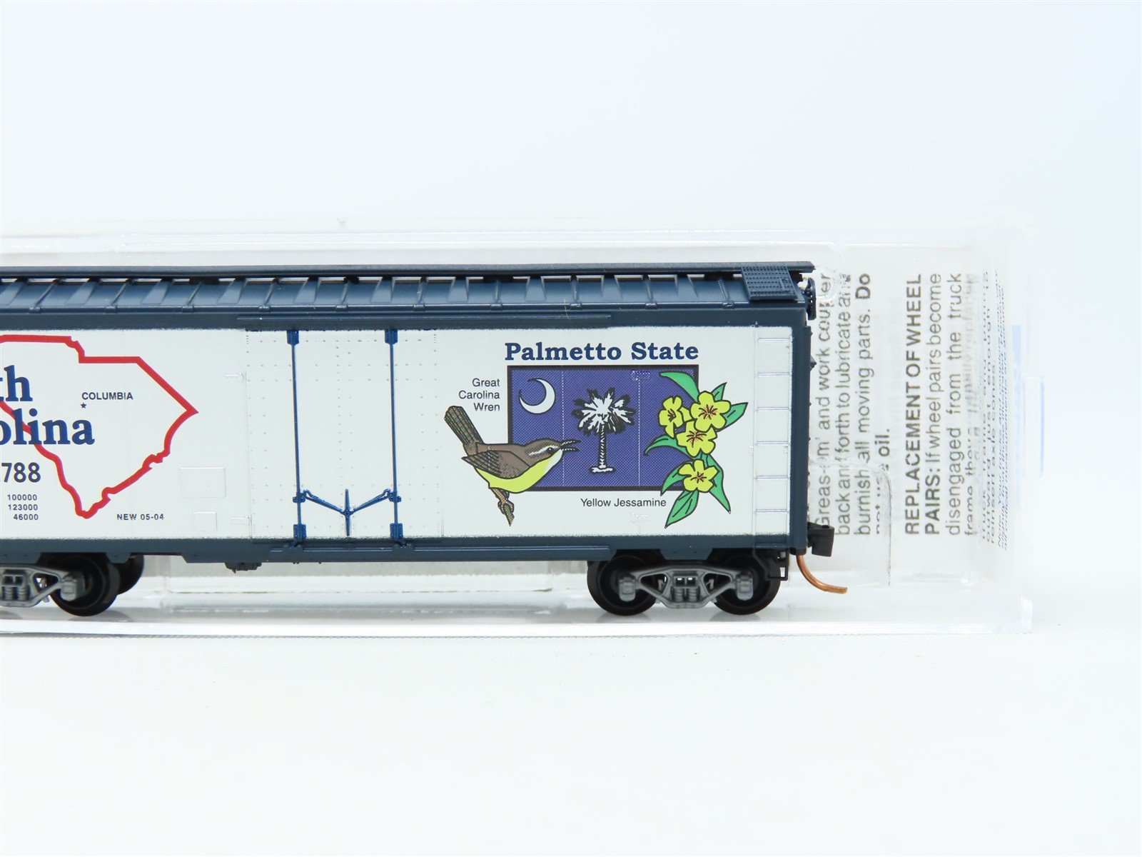 N Scale Micro-Trains MTL 21378 SC South Carolina State 40' Box Car #1788