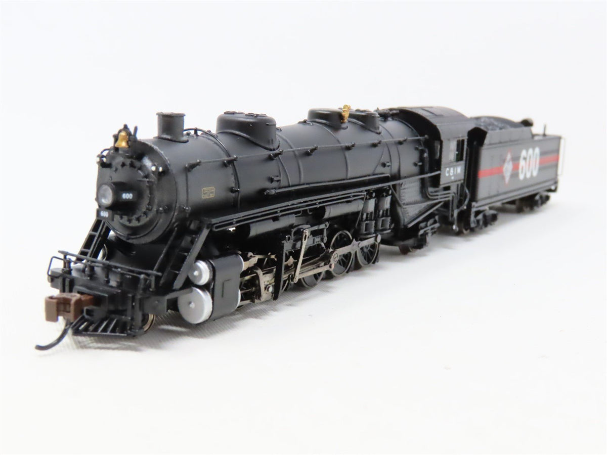 N Scale Bachmann 83352 C&amp;IM Railway 2-10-2 Steam Locomotive #600 w/DCC