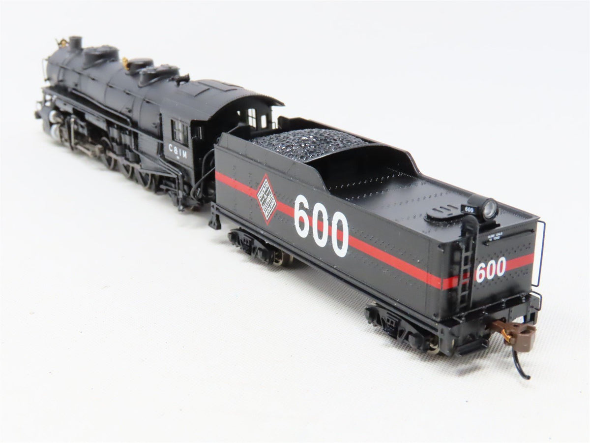 N Scale Bachmann 83352 C&amp;IM Railway 2-10-2 Steam Locomotive #600 w/DCC