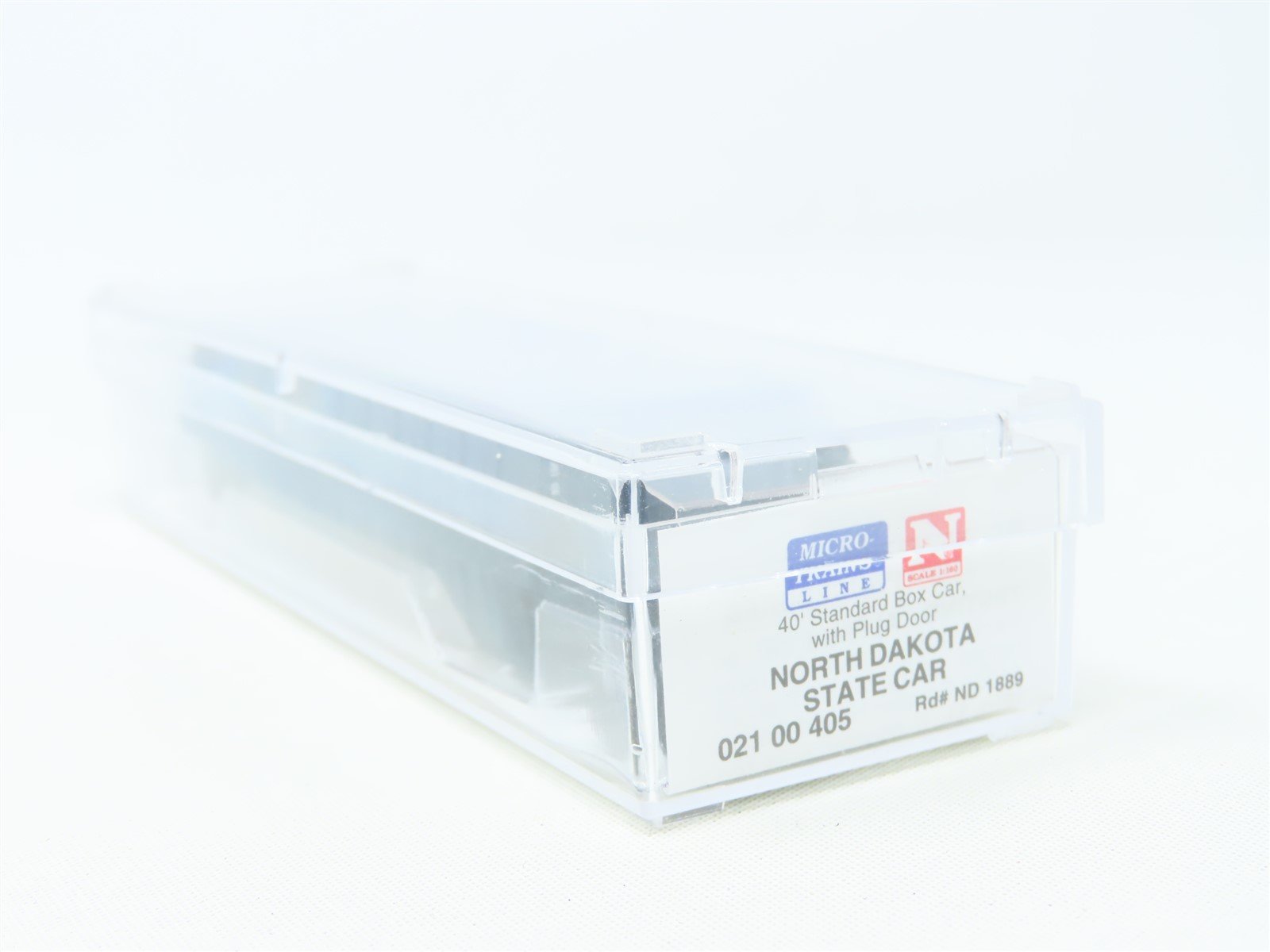 N Scale Micro-Trains MTL 02100405 ND North Dakota State 40' Box Car #1889