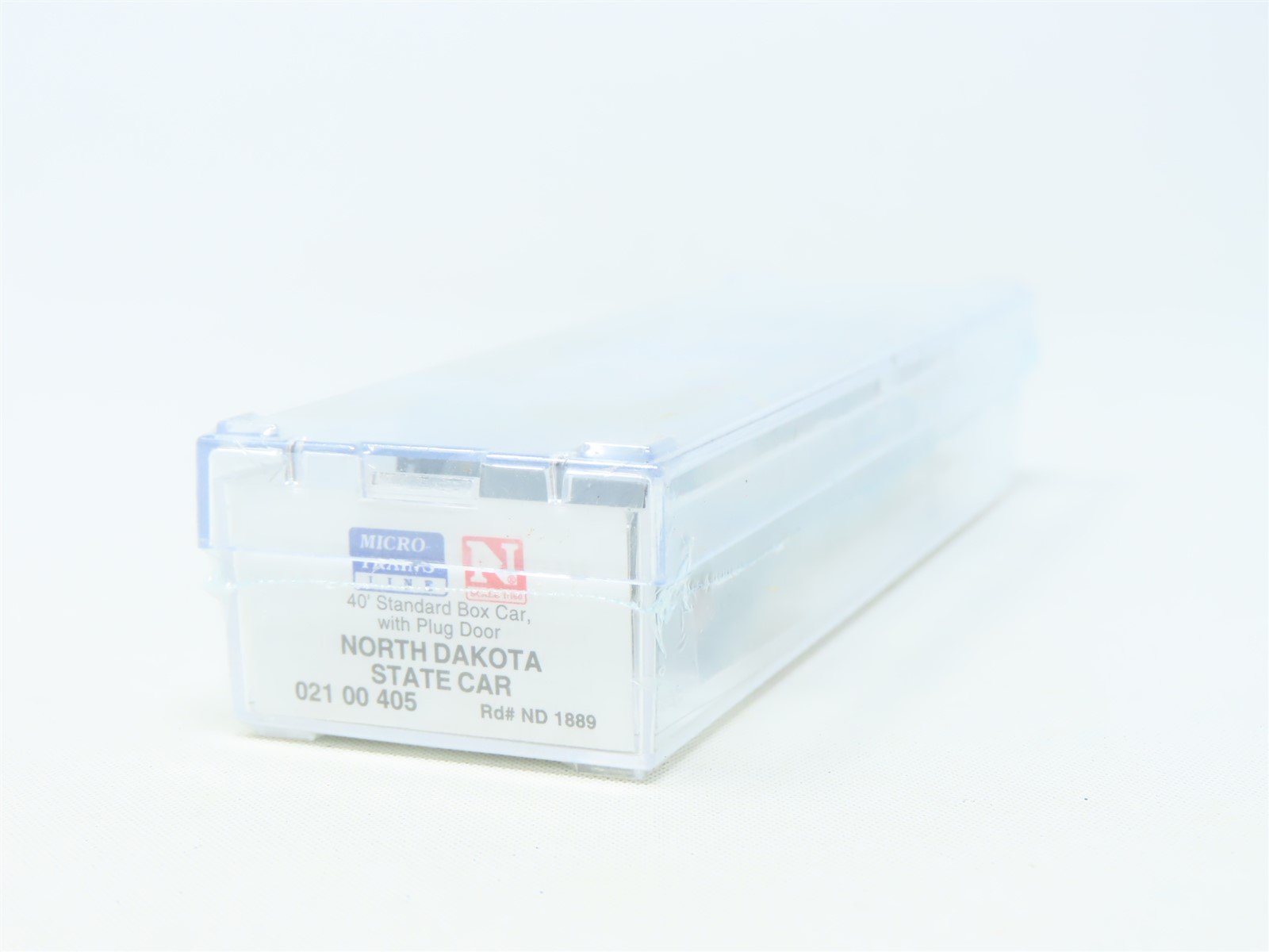 N Scale Micro-Trains MTL 02100405 ND North Dakota State 40' Box Car #1889 Sealed
