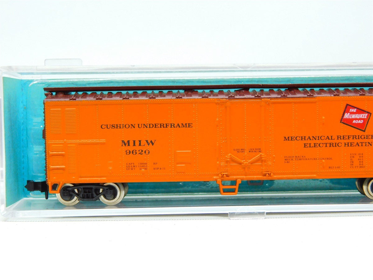 N Scale Atlas 3663 MILW Milwaukee Road 50&#39; Mechanical Reefer #9620