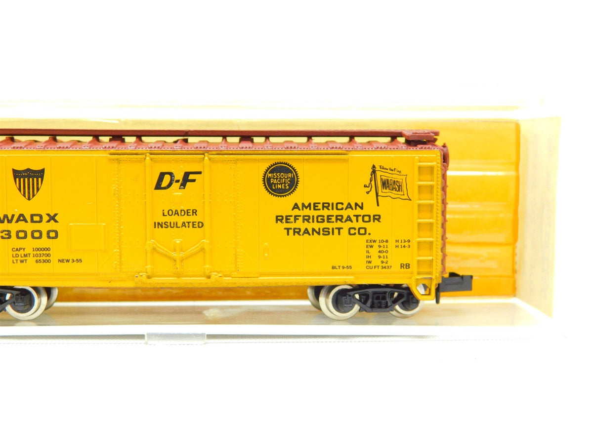 N Scale Atlas 3326 WADX American Refrigerator Transit 40&#39; Box Car #3000