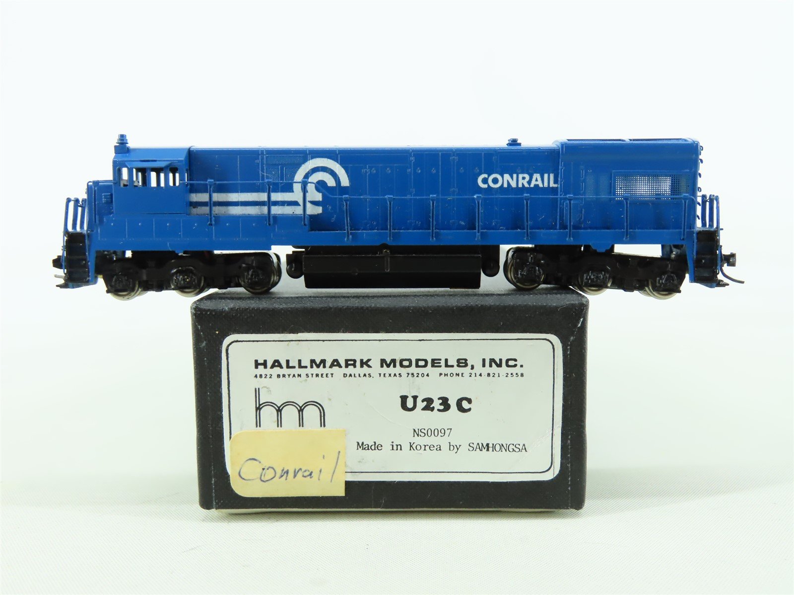 N Hallmark Models/Samhongsa BRASS NS0097 CR Conrail U23C Diesel No# - Custom