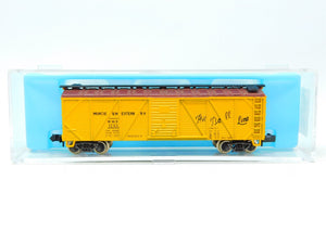 N Scale Atlas MWR Muncie & Western Railroad Wood Box Car #1293