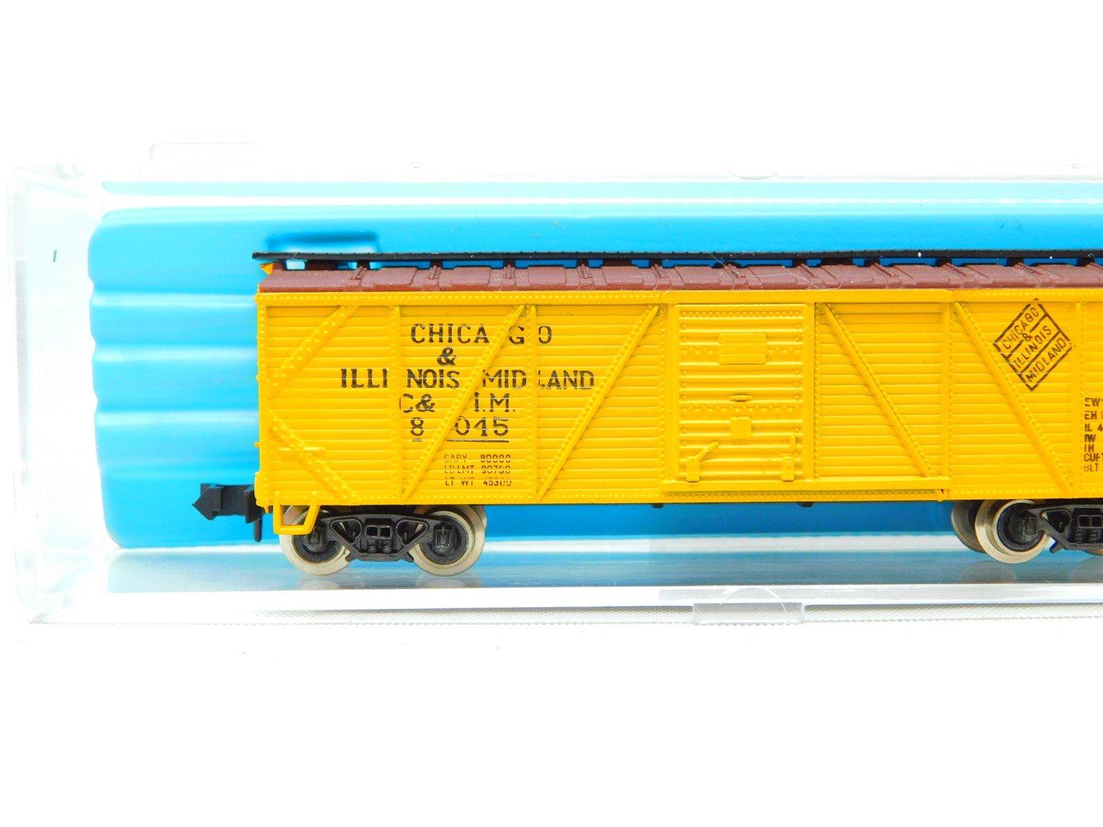 N Scale Atlas 2365 C&IM Chicago & Illinois Midland Wood Box Car #8045