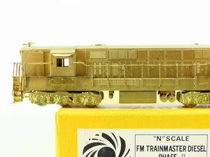 N Sunset Models/KMT BRASS Undecorated FM Trainmaster Ph. 2 Diesel Locomotive