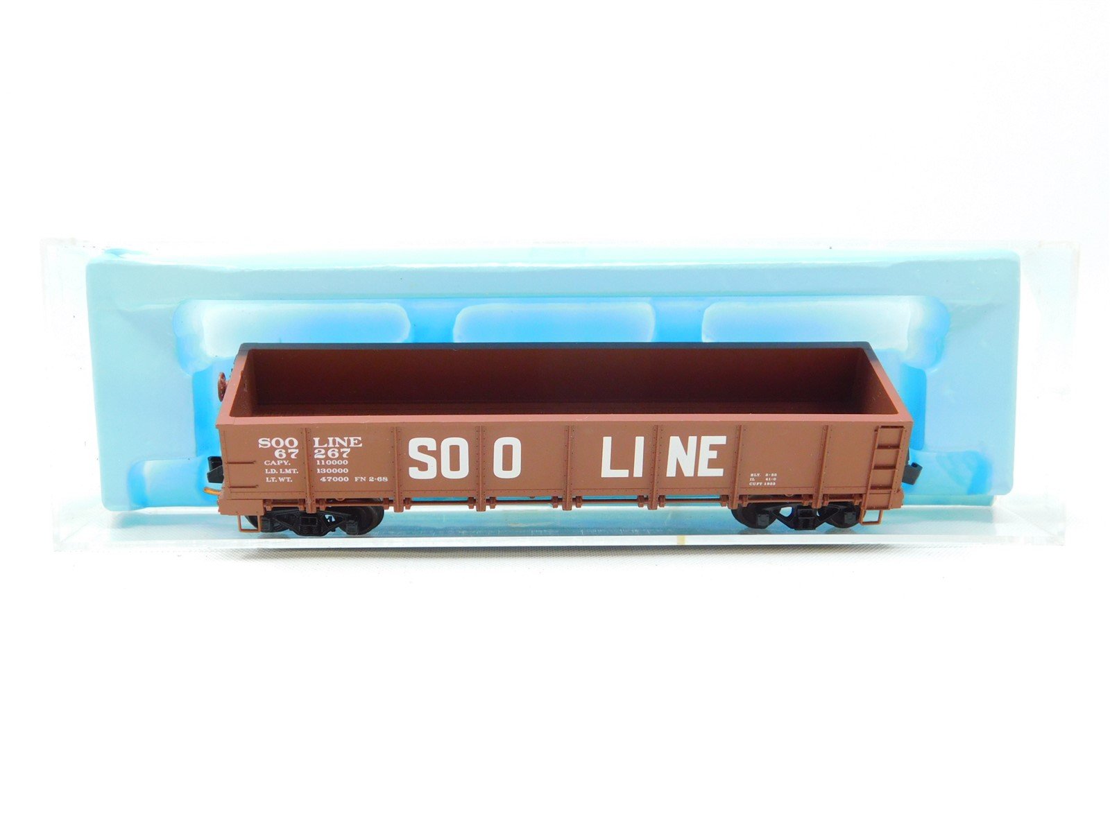 N Scale Micro-Trains MTL 08300020 SOO Line 40' Drop Bottom Gondola #67267