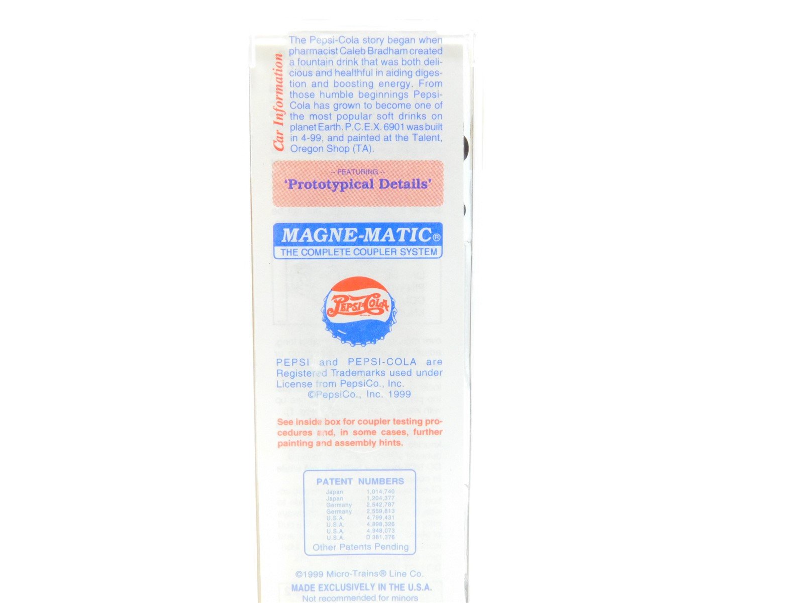 N Scale Micro-Trains MTL 69090 PCEX Pepsi-Cola Mechanical Reefer #6901