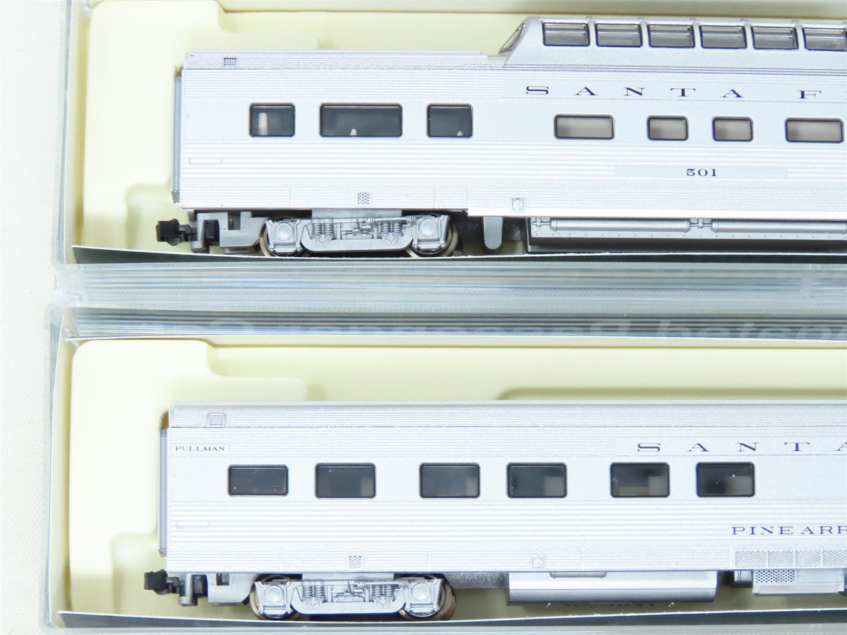 N Scale Kato #106-1604 ATSF Santa Fe Corrugated Passenger 4-Car Set B-2