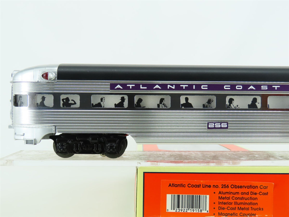 O Gauge 3-Rail Lionel 6-19158 ACL Atlantic Coast Line Observation Passenger #256