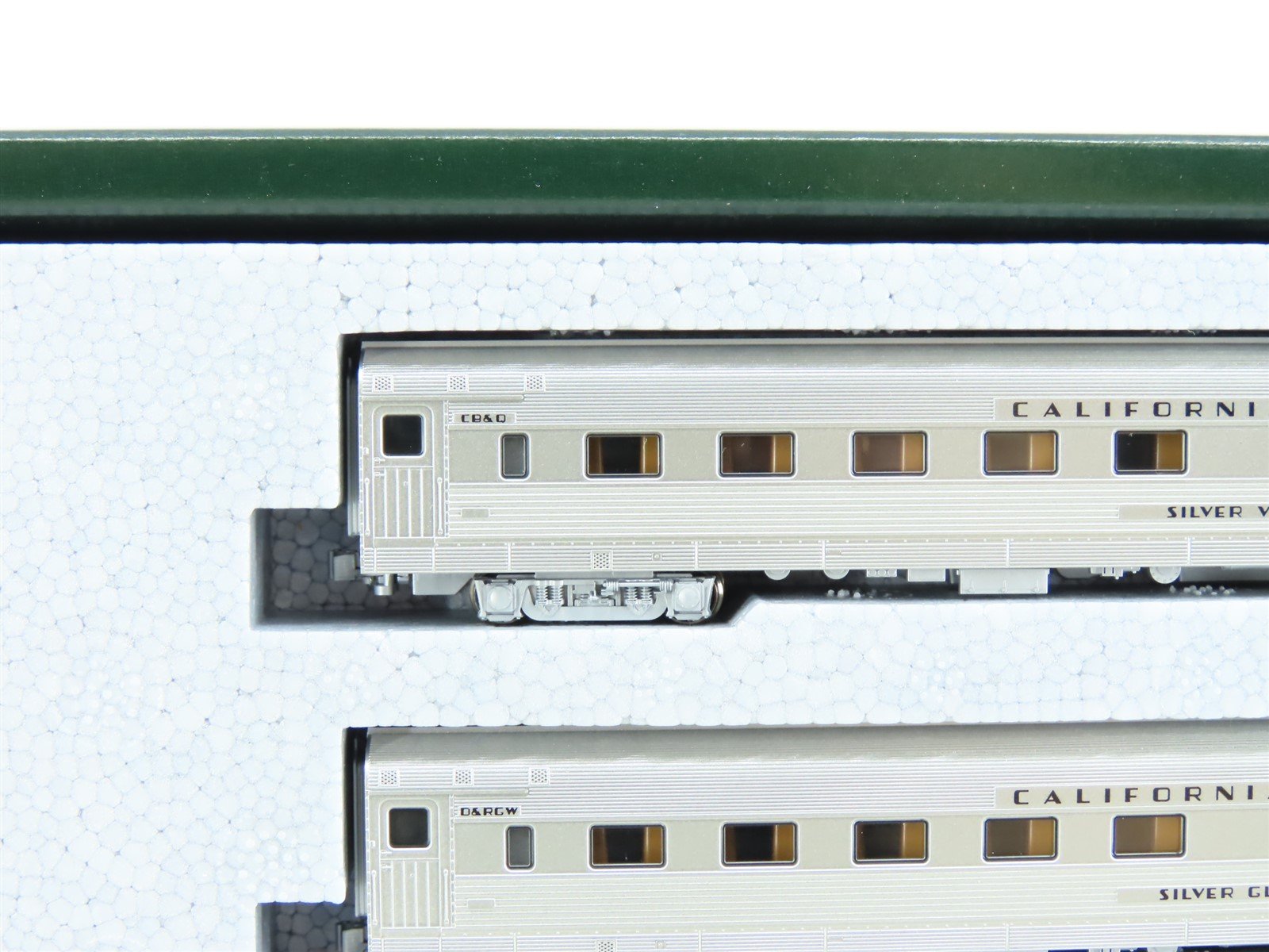 N Scale Kato #106-055 CB&Q, D&RGW, WP California Zephyr 11-Car Passeng -  Model Train Market