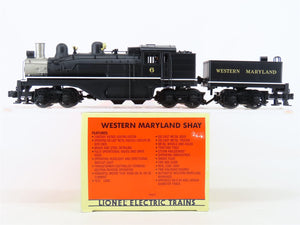 O Gauge 3-Rail Lionel 6-18023 WM Western Maryland 3-Truck Shay Steam #6