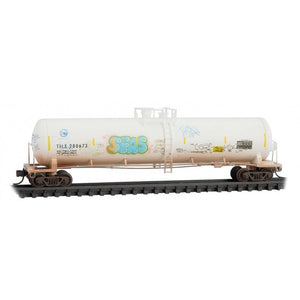 N Scale Micro-Trains MTL 98305059 TILX 56' Tank Car Set 3-Pk Weathered Graffiti