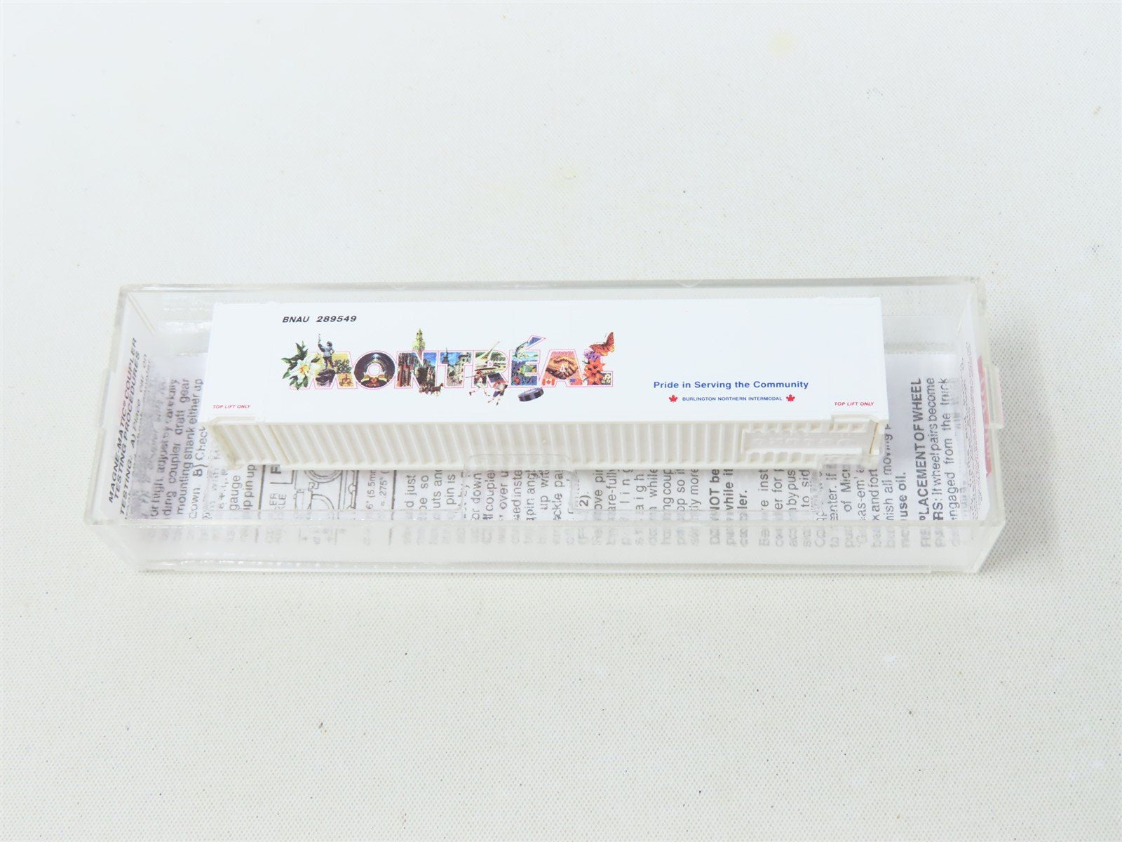 N Scale Micro-Trains MTL 81730 BNAU Burlington Northern 48' Container #289549