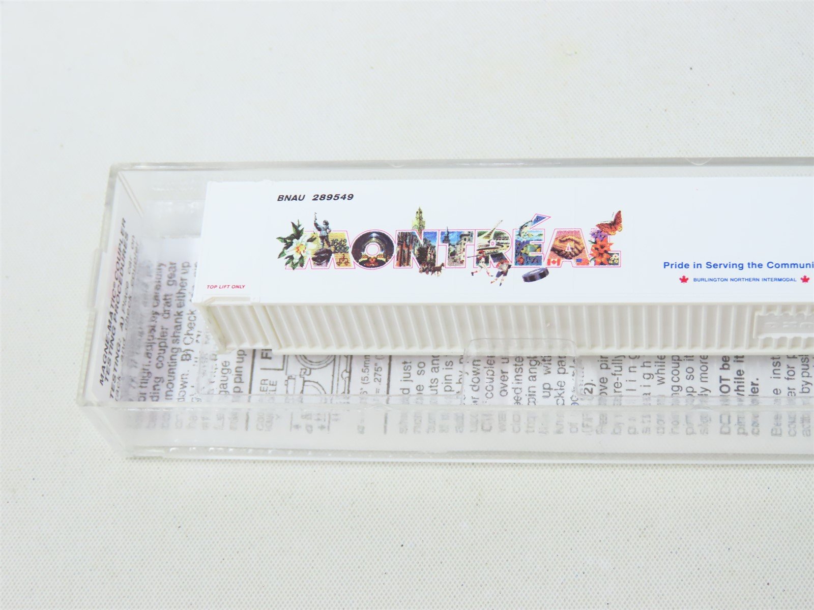 N Scale Micro-Trains MTL 81730 BNAU Burlington Northern 48' Container #289549