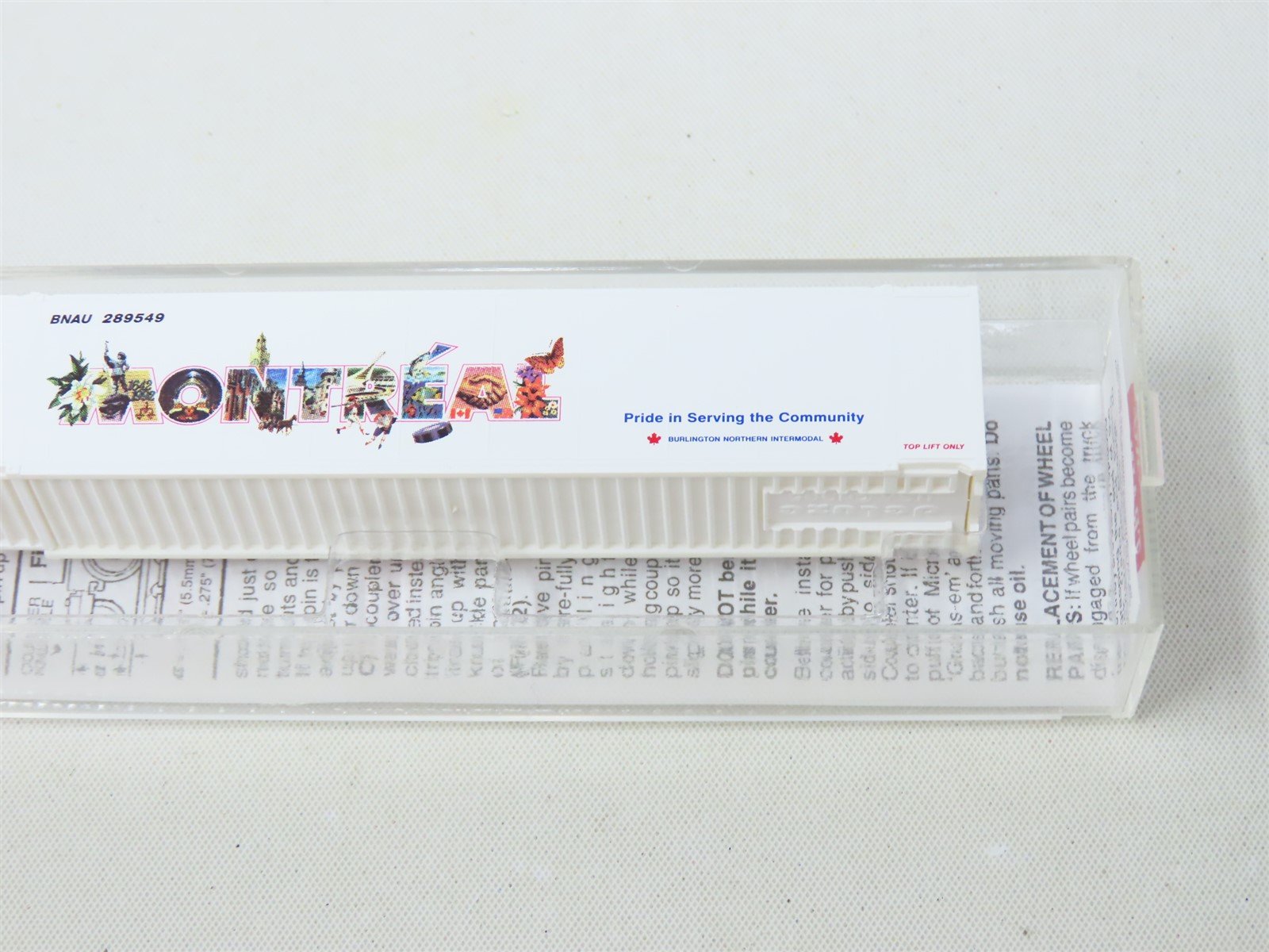 N Scale Micro-Trains MTL 81730 BNAU Burlington Northern 48' Container #289549