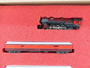 N Scale Con-Cor 0001-004306 GM&O Alton Limited 4-6-2 Steam + 6 Passenger Car Set