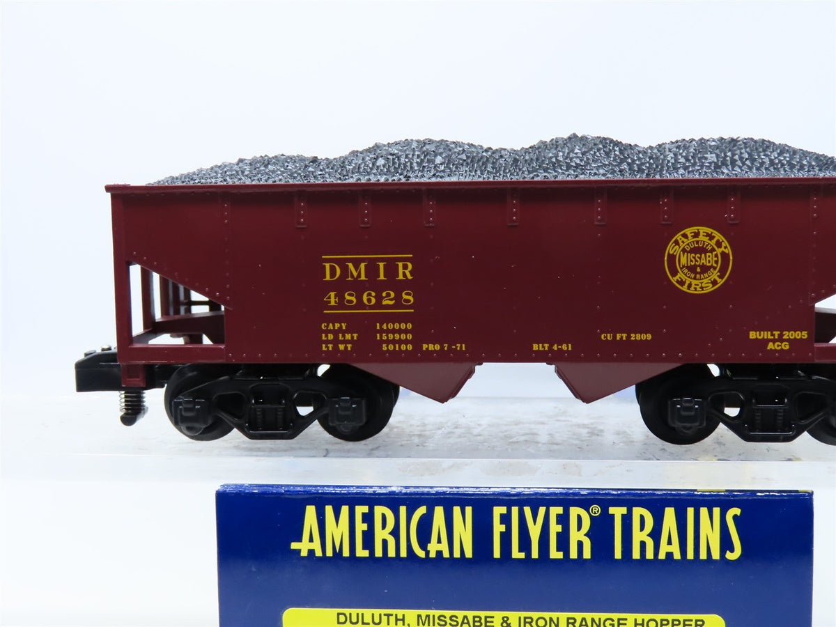S Scale American Flyer 6-48628 DMIR Duluth Missabe &amp; Iron 2-Bay Hopper #48628
