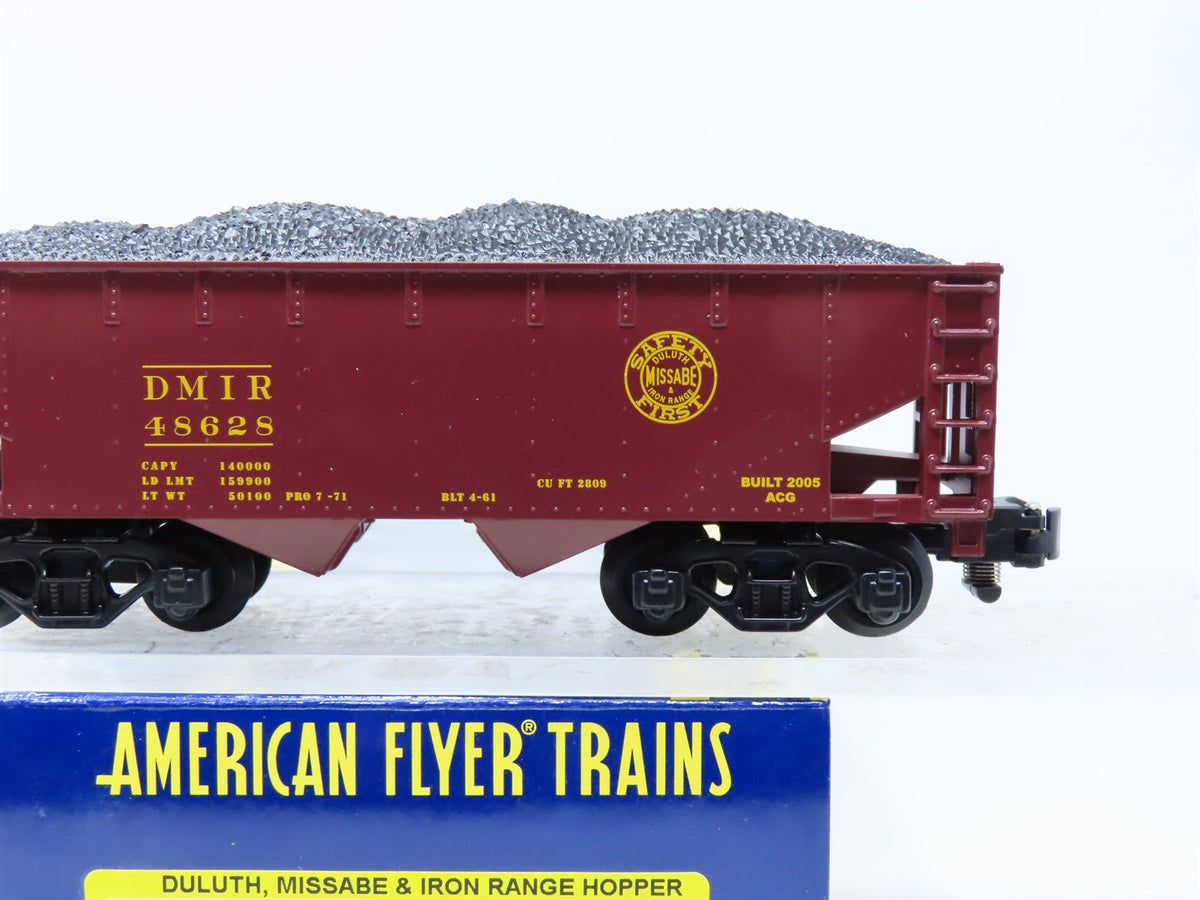 S Scale American Flyer 6-48628 DMIR Duluth Missabe &amp; Iron 2-Bay Hopper #48628