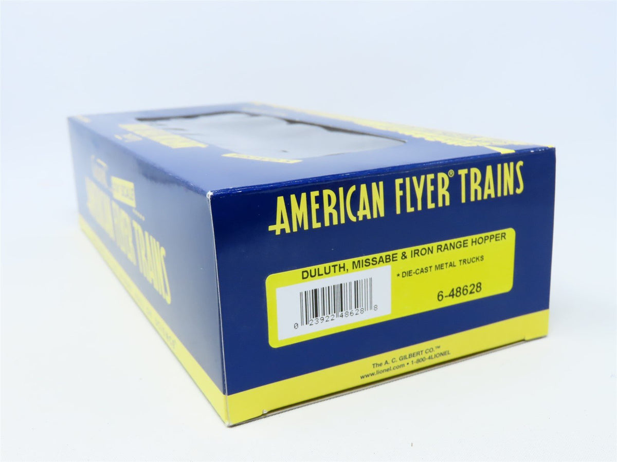 S Scale American Flyer 6-48628 DMIR Duluth Missabe &amp; Iron 2-Bay Hopper #48628