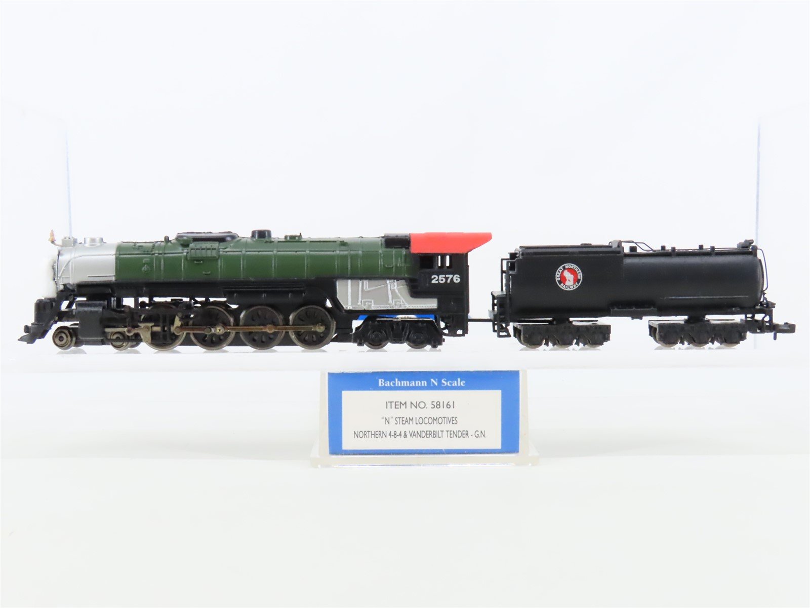 N Scale Bachmann 58161 GN Great Northern 4-8-4 Northern Steam 