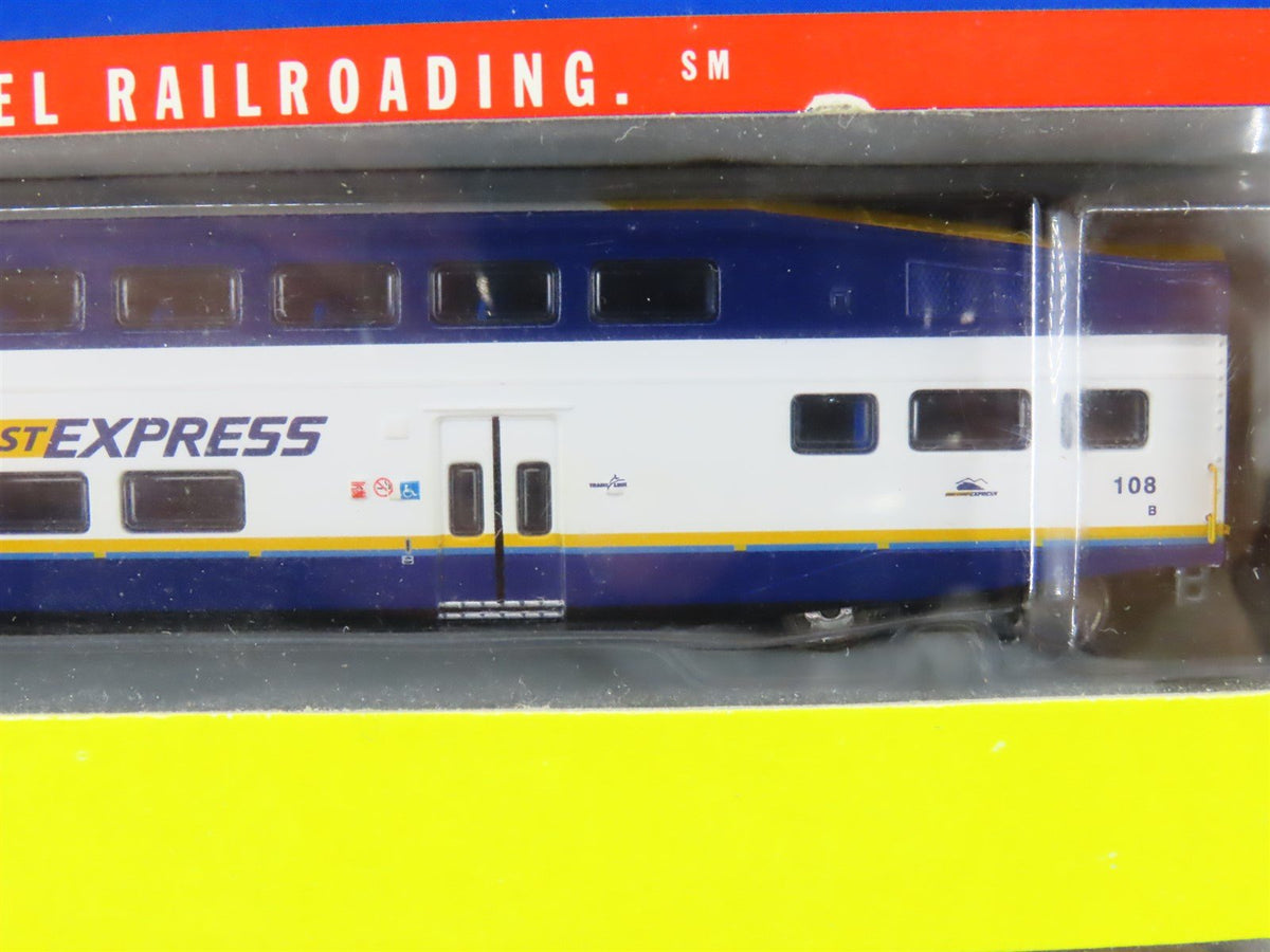 N Athearn 10164 WCE West Coast Express Bombardier BiLevel Passenger 3-Car Set