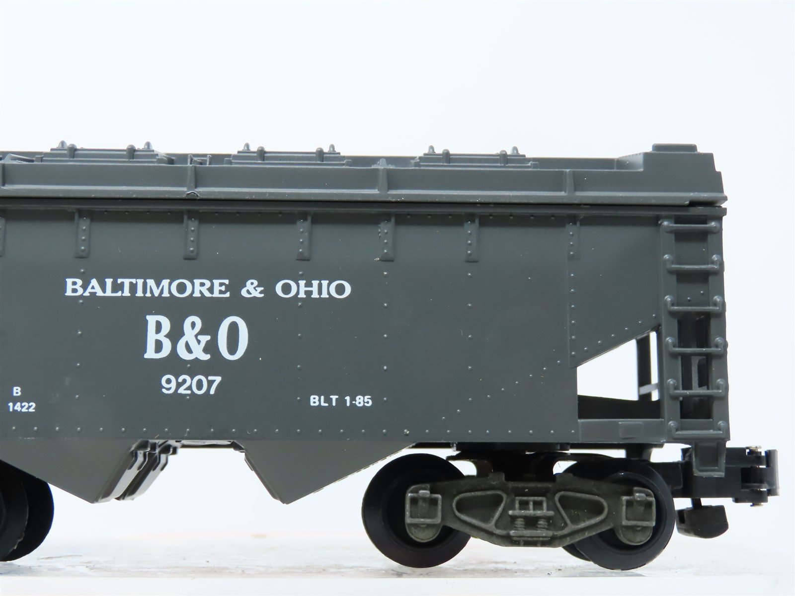 S Scale American Flyer 6-9207 B&O Baltimore & Ohio 2-Bay Covered Hopper #9207