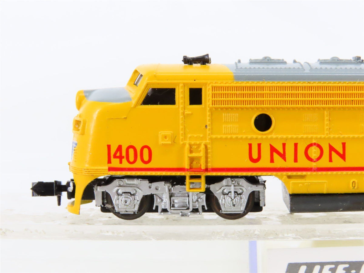 N Scale Life-Like 7752 UP Union Pacific EMD F7A Diesel Locomotive #1400