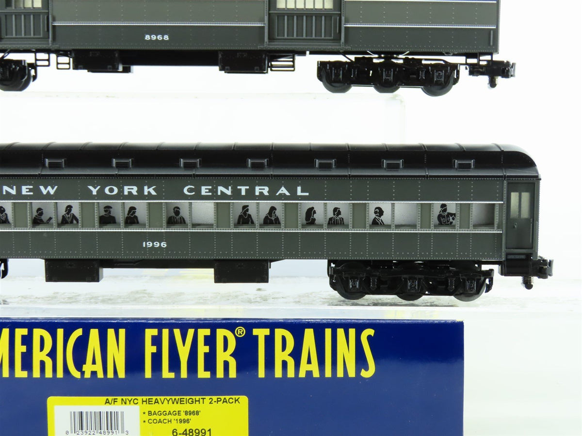 S Scale Lionel American Flyer 6-48991 NYC Heavyweight Passenger Cars 2-Pack