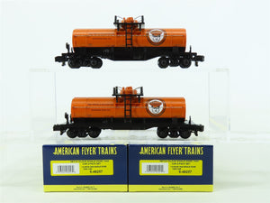 S Lionel American Flyer 6-48257 WBCX NETCA Oilzum Single Dome Tank Cars 2-Pack