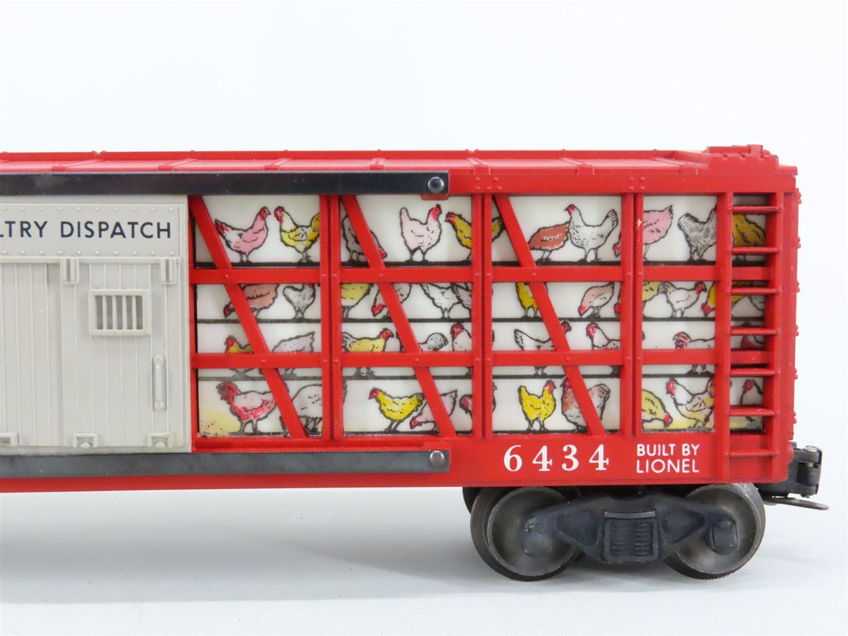 O Gauge 3-Rail Lionel Poultry Dispatch Stock Car #6434 w/Lighting