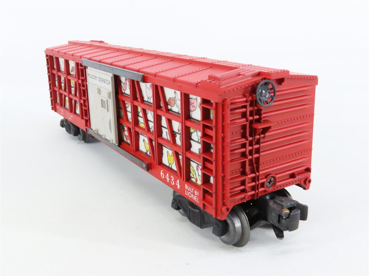 O Gauge 3-Rail Lionel Poultry Dispatch Stock Car #6434 w/Lighting