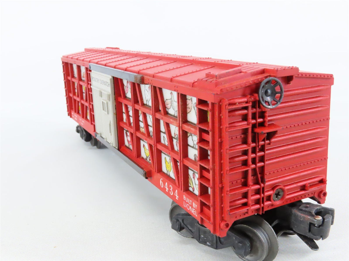 O Gauge 3-Rail Lionel Poultry Dispatch Stock Car #6434 w/Lighting