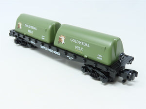 S American Flyer 6-48543 Supplee-Willis-Jones Flat Car #48543 w/ Milk Containers