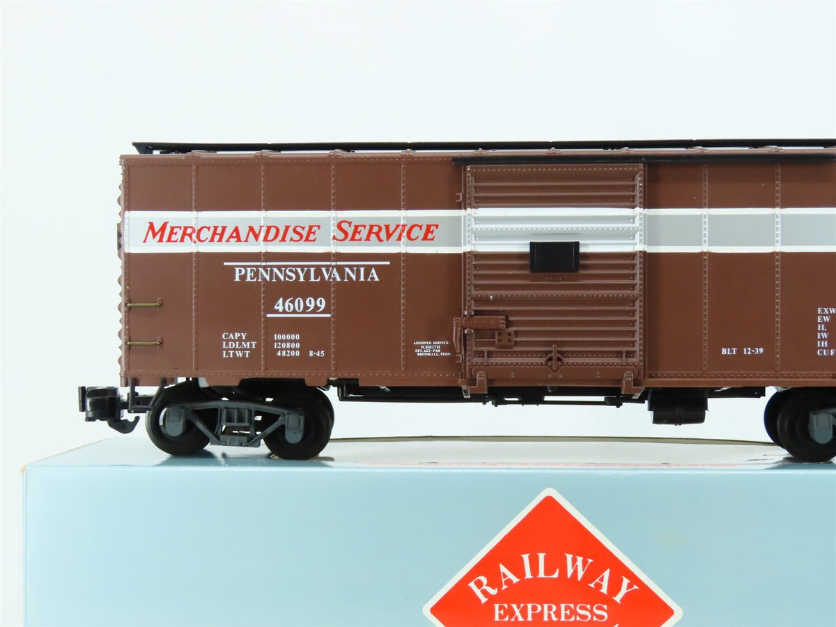 G Scale Aristocraft REA-46099 PRR Merchandise Service 40&#39; Box Car #46099