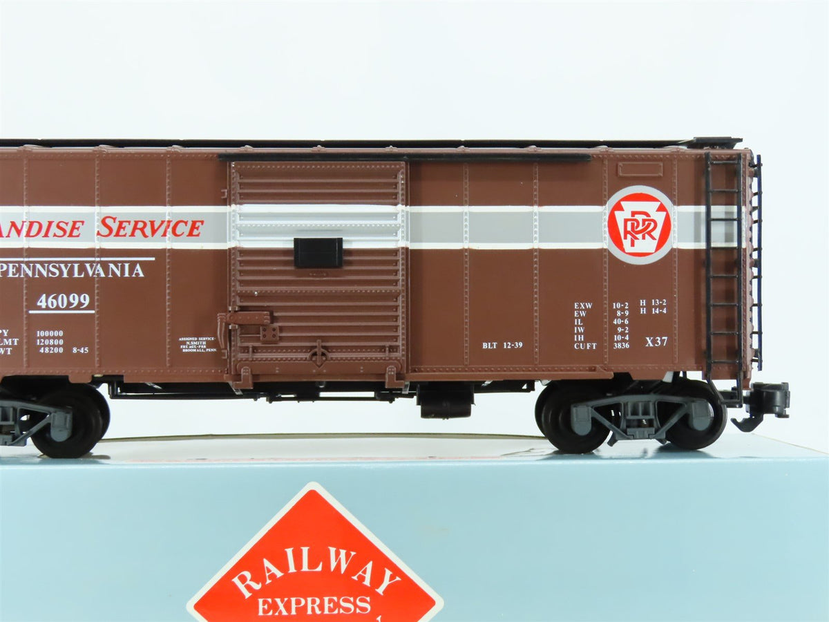 G Scale Aristocraft REA-46099 PRR Merchandise Service 40&#39; Box Car #46099