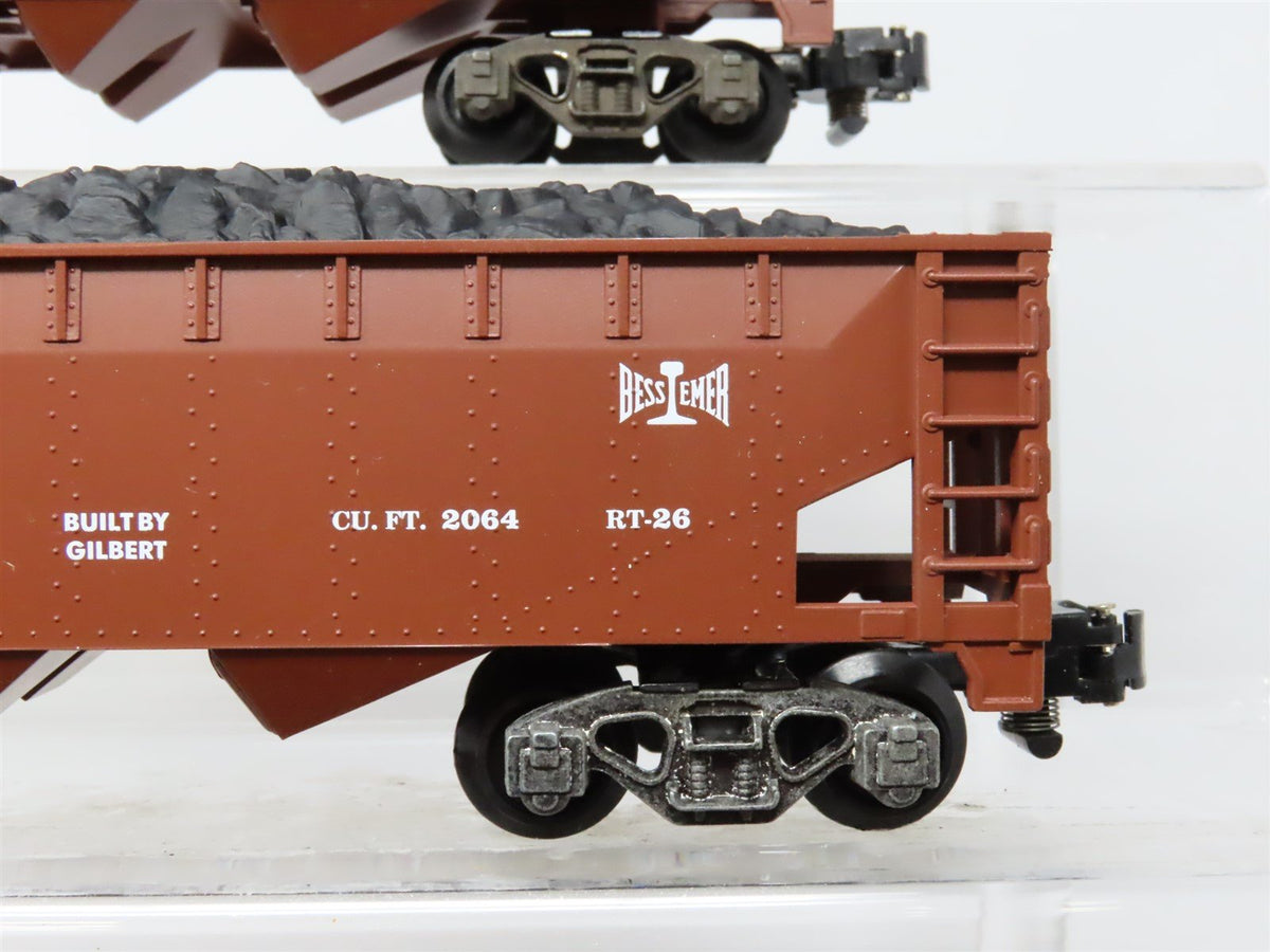 S Scale American Flyer 6-48613 BLE Bessemer &amp; Lake Erie Hopper 4-Car Set